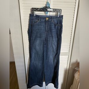 Denimocracy Classic Indigo Wide Leg Women's Jeans